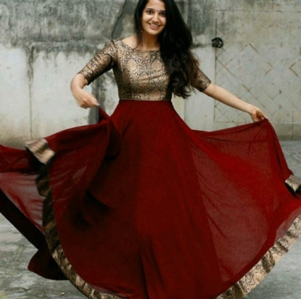 Georgette Party wear Gown
